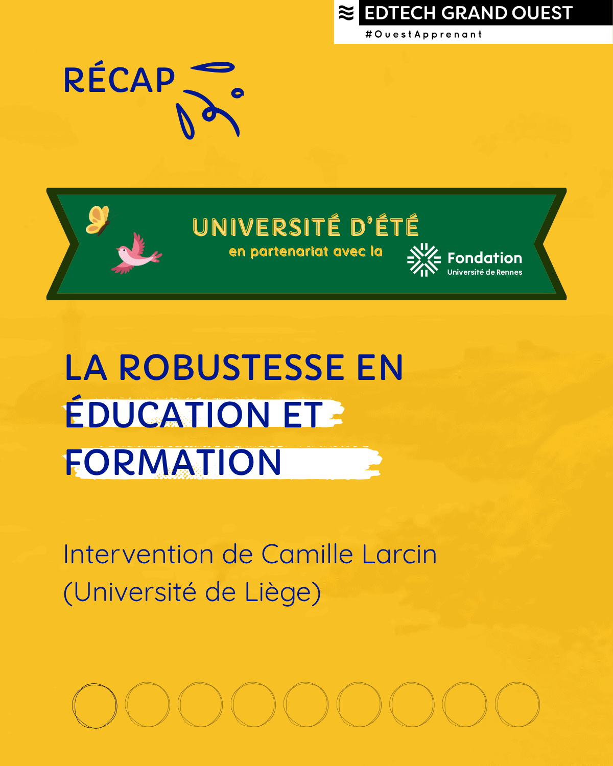 récap intervention robustesse